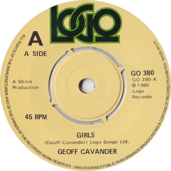 

7inch Record GEOFF CAVANDER - Girls GO380 Logo 1980 UK Reggae, Ska & Dub Used
