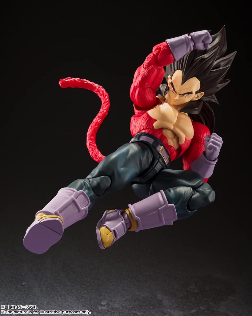TAMASHII NATIONS Dragon Ball GT Super Saiyan 4 Vegeta approximately 130mm painted movable figure BAS63911 S.H.Figuarts ABS&PVC