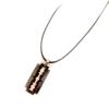 Les Trésors De Lily [L5122] - Anthracite Gray 'Peaceful' Steel Necklace