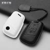 Genuine Leather Auto Key Fob Cover Case Housing Remote Fit For Vw Volkseagen Passat B8 Magotan Fit For Skoda Superb A7 Kodiaq Seat Protected Key