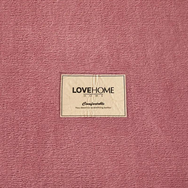 OKHOME Soft Warm Plush Fitted Sheet Elastic Mattress Cover Fluffy Coral Fleece Bed Linen Winter Couple Luxury Double Bed Bedding