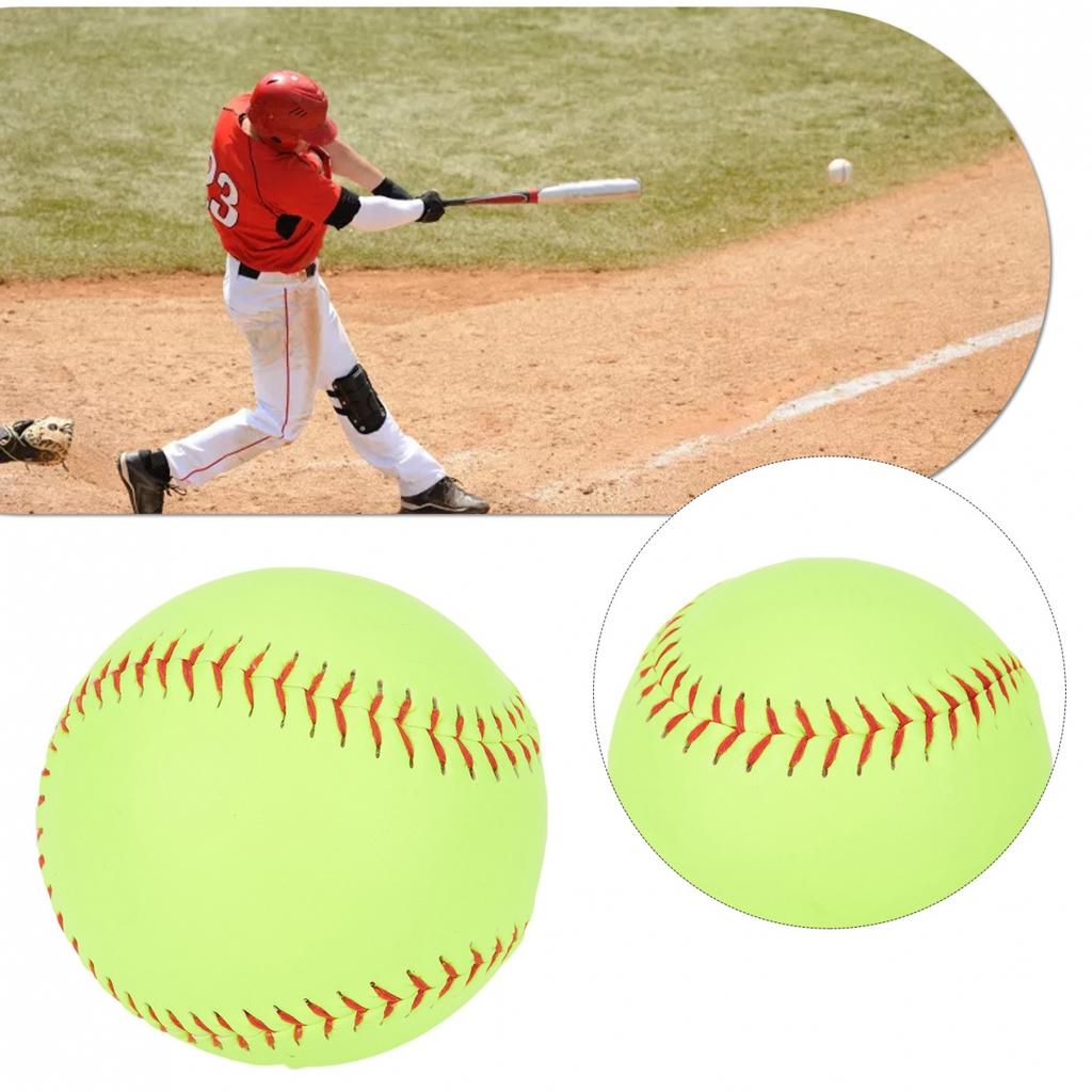 Softball Official Size Weight PVC Cover Unmarked Training Ball