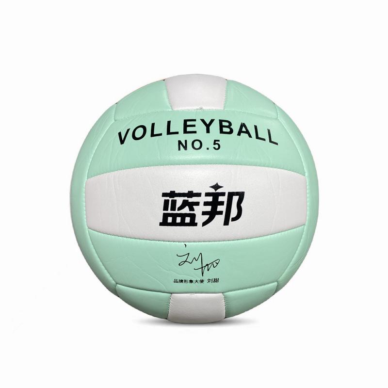 Lanbang 302 Volleyball No. 5 Yellow, White and Blue Inflatable Soft Volleyball High School Entrance Examination Student Competition Training Elementa