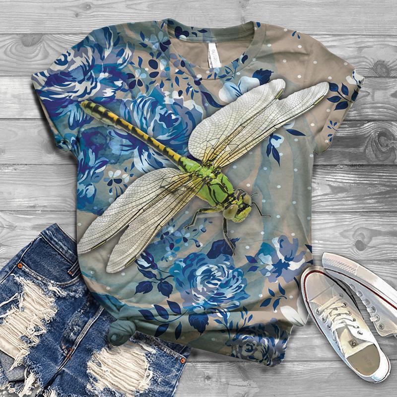 Mode Totenkopf Aufdruck Damen T-Shirt Sommer Kurzarm Freizeit T-Shirt Top Y2k Große Größen Damenbekleidung