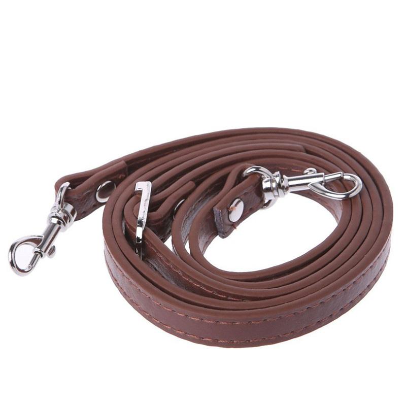 120cm Kožené popruhy Náhradní popruhy na rameno Rukojeť pro tašku Nastavitelná DIY rukojeť na peněženku pro kabelku Crossbody tašky Příslušenství