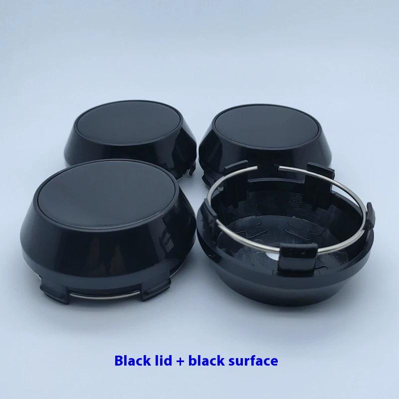4ks Stredová krytka ráfika 60mm/2.36" vonkajší priemer 56mm/2.2" vnútorný priemer pre kolesá Nex-O Mk009 #481K60 I40 16" koleso pneumatika ráfik krytka náboja kryt