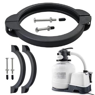 SF80110-2 Pool-Klemmschelle Ersatzteil Poolfilter-Klemme Sandfilter-Klemme für Intex 12 und 14 Zoll Sandfilterpumpe