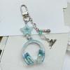 1PC Bag Charms Cute Ornament Y2K Bag Pendants DIY Accessories 3D Earphone Shape Candy Color Keychains Creative Multicolor