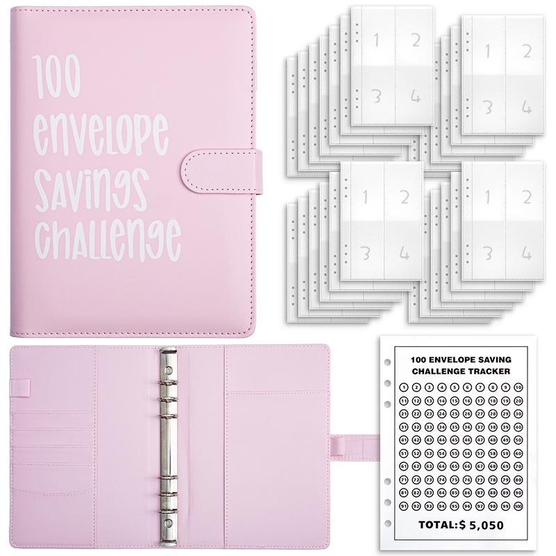 100-Day Envelope Savings Challenge: Cash Planner & Tracker