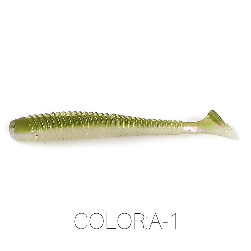 2025 HOT Impact Ring Shad Fishing Lure Soft 63mm 80mm 97mm Plastics Baits Swimbait Jigging LureBait perch Lures