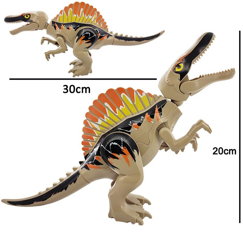 Jurassic Dino World Store Dinosaurfigurer Klosser Byggeklosser Velociraptor T-Rex Triceratops Indominus Rex Leker For Barn
