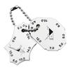 2pcs Stainless Steel Pocket Welding Gauge Steel Material Welding Throat Depth Gauge For Welders
