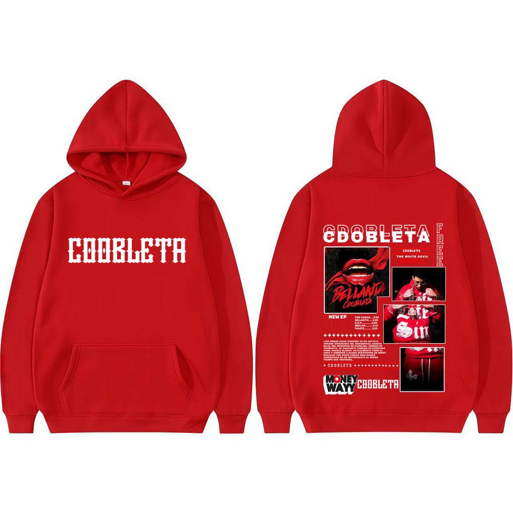 Rapper Bellakita Cdobleta Tour 2025 Print Sweatshirt Men Women High Quality Comfort Tops Hoodie Fashion Vintage Street Pullovers