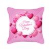 Peach Skin Pillowcase Valentine's Day Pillowcase Pink Heart-shaped Pillow Romantic Series Home Decoration Sofa Cushion Cover