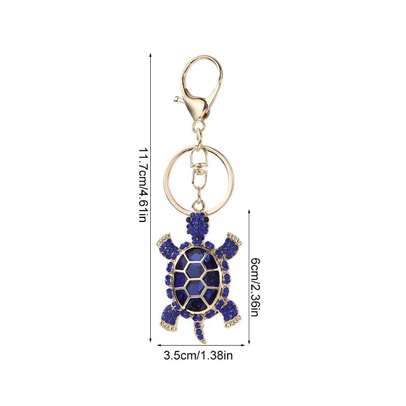 Funny Tortoise Key Ring Womens Luxury Bag Keychain Souvenir Gift For Girlfriend Marine Animal