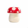 Contenant en forme de champignon Mignon visuellement agréable Champignon à couvercle Rangement Multifonctionnel