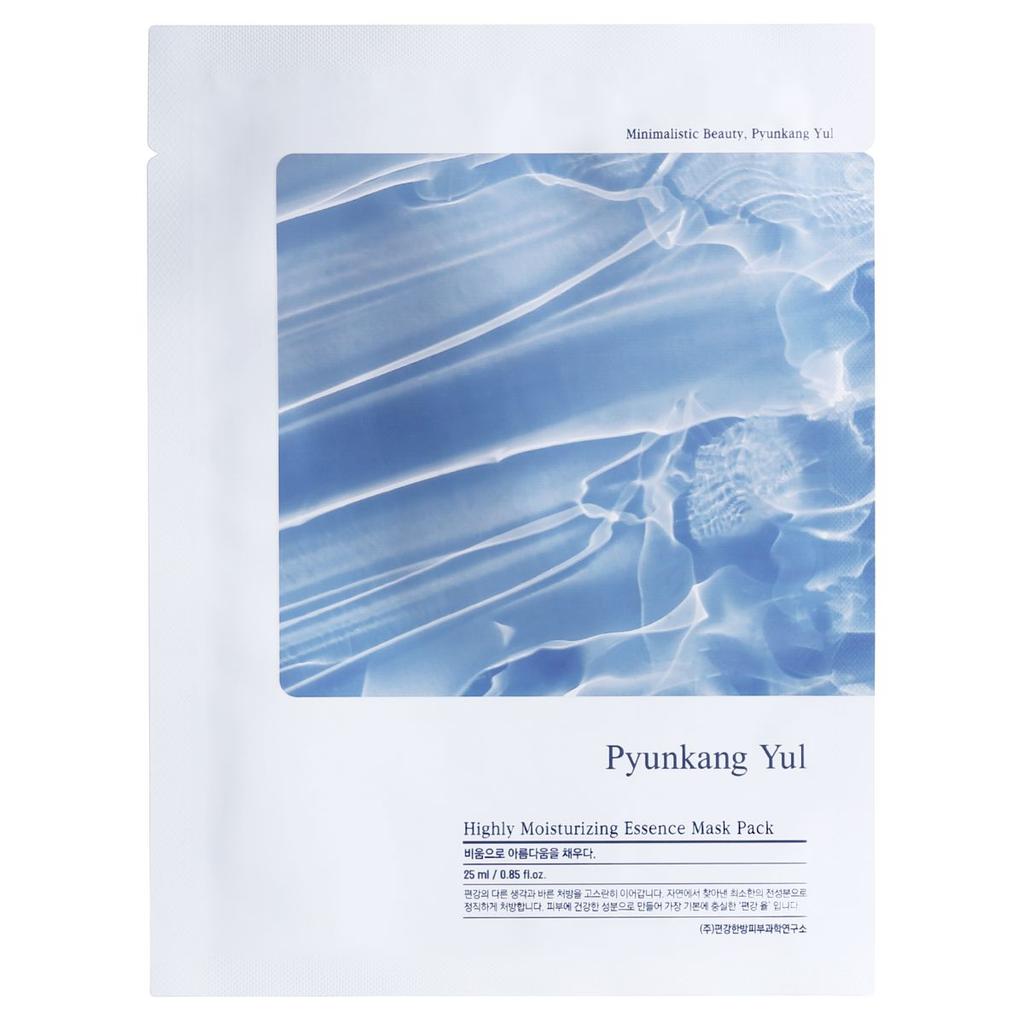 Pyunkang Yul Highly Moisturizing Essence Mask Pack 5 x 25 ml - Wysoce nawilżająca maska, zestaw 5 sztuk