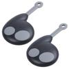Guddbuy 2X 2 Button Key Case Remote Key Case for Cobra Alarm Fob Without , Black