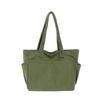 Simple literary tote bag women's new casual shoulder bag large capacity trendy handbag