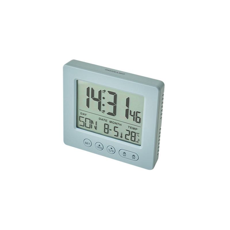 Digital Alarm Clock For Students With Lcd Display And Temperature Gauge