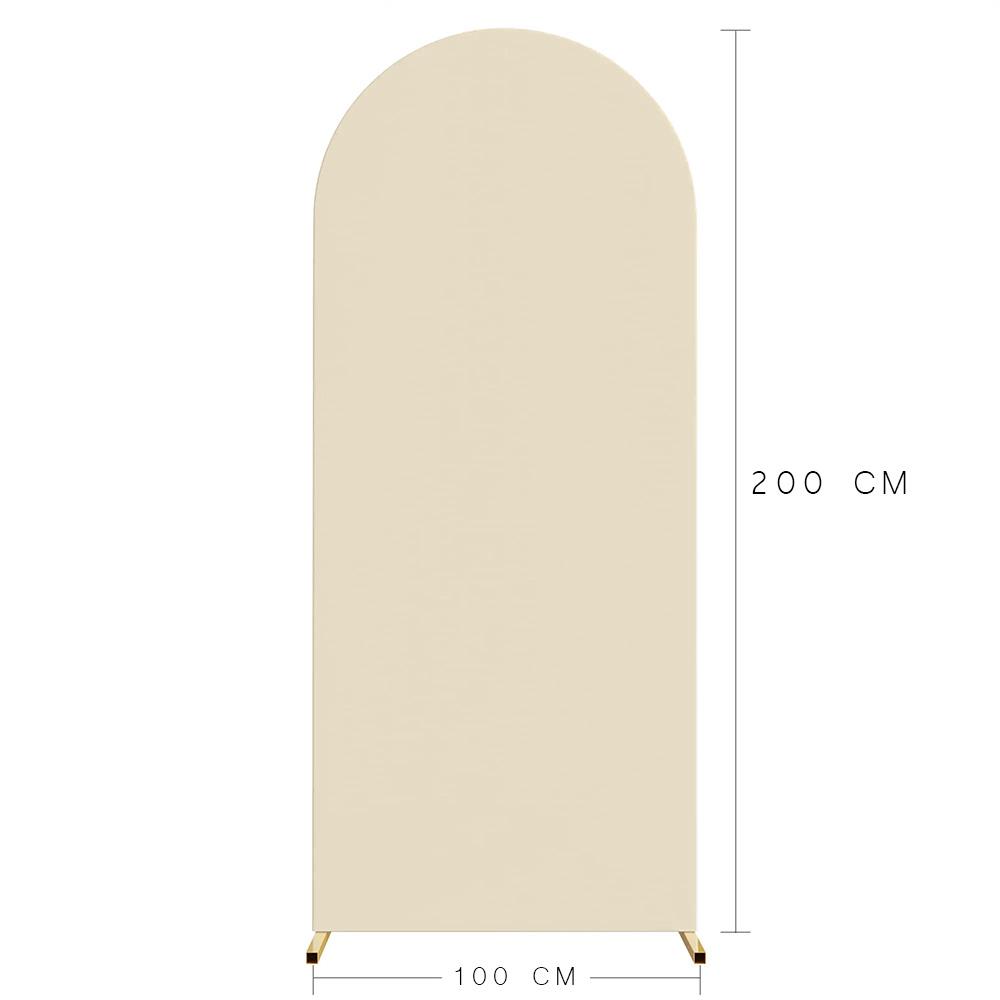 Material Cover For Balloon Arch Frame Metal Stand For Photos 1X2M Champagne