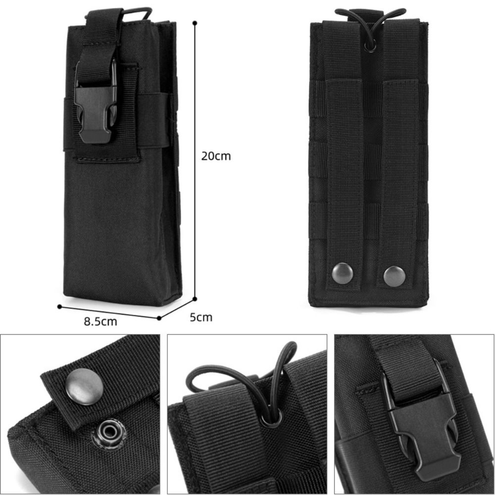 Flashlight Bag Walkie Holder Waist Bag Travel Water Bottle Bag Outdoor Pouch Walkie Talkie Holder