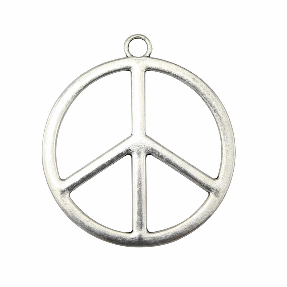 Pendants Peace Sign Charms Alloy Crafts For Hippie Themed Jewelry Making