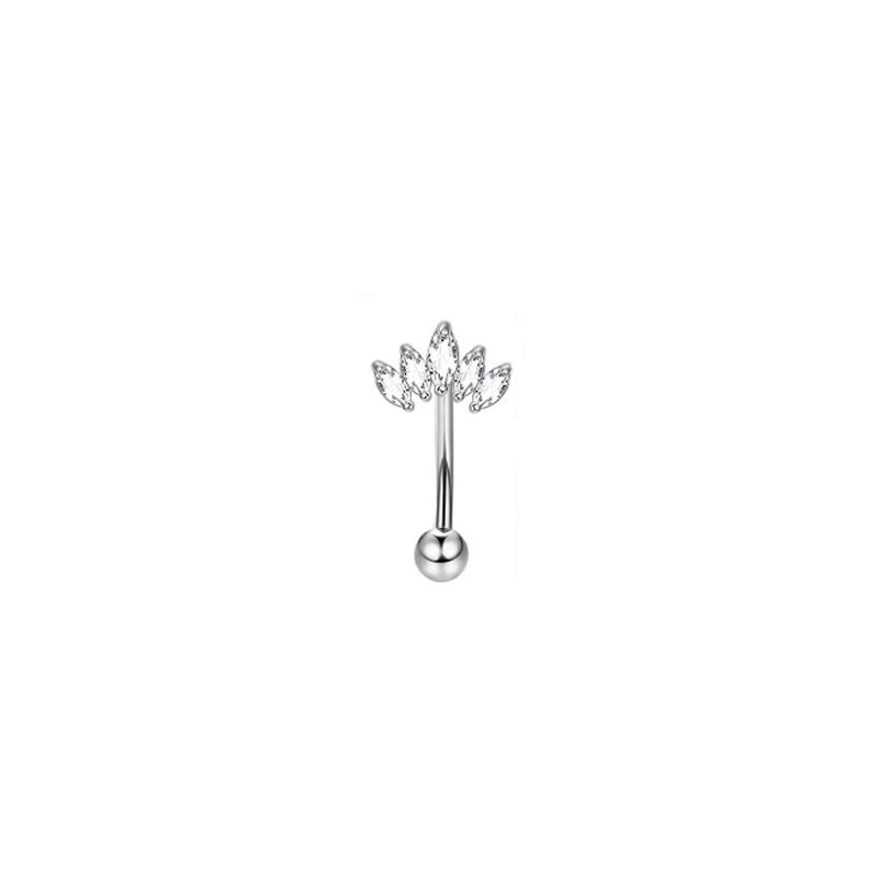 1/11Pcs 16G Eyebrow Rings for Women, Curved Barbell Belly Lip Rings Cartilage Daith Earring Tragus Helix Rook Piercing Jewelry