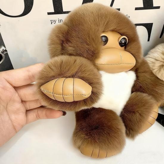 Monkey Doll Plush Toy Soft Cuddly Three-Dimensional Lucky Long Arm Monkey Doll Car Hanging Ornament