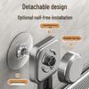 Punch-Free Movable Wall-Mounted Rack for Kitchen and Bathroom
