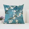 Japanese Cherry Blossom Cushion Cover 45X45 Cushions Covers Pillow Covers Decorative Luxury Pillowcase 45*45 Bed Pillowcases