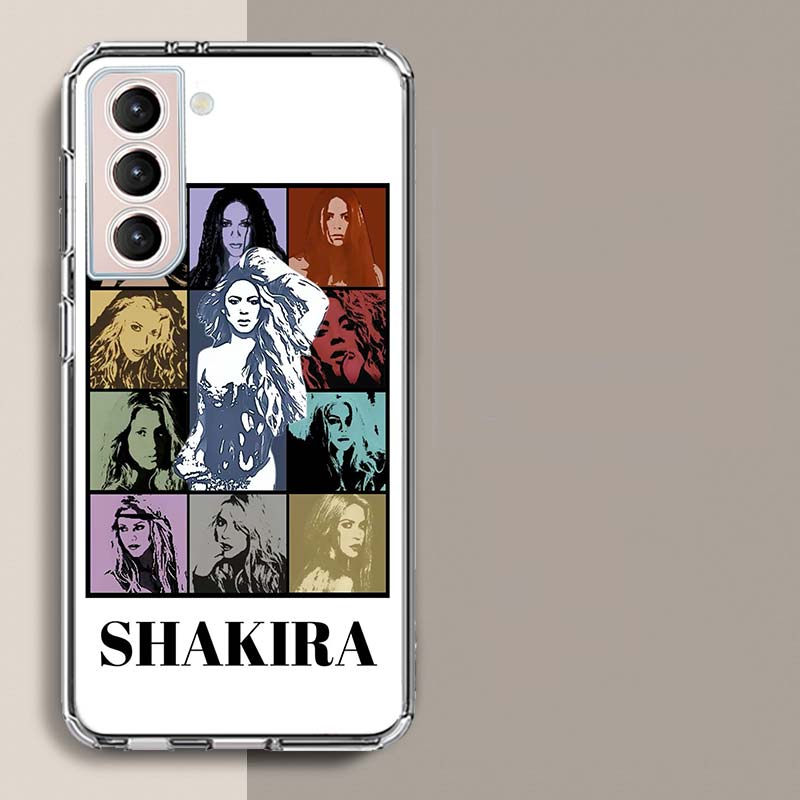 S-Shakira Singer Phone Case For Samsung Galaxy S25 Edge S24 S23 FE S21 S20 S10 Plus S22 S26 Ultra Cover Clear Cases TPU Capa She
