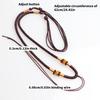 Verstellbare handgewebte geflochtene Halskettenkordel handgefertigte Halskettenkette für Männer und Frauen alltägliche stilvolle Accessoires