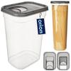 Container for loose products with dispenser GREY 3.2 l