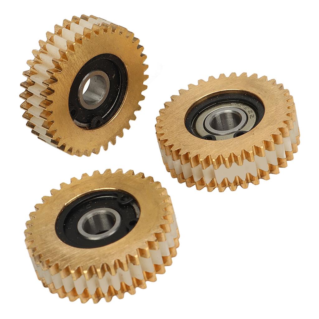 3 PCS Electric Bicycle 36T Motor Gears Light Weight 38mm Copper Bicycle Motor Gear Set for Scooter