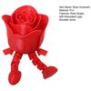 Yousheng 3D Printed Rose Figurine with Articulated Legs Movable Joints Flower Fidget Toy Desktop Decoration Ornament Mother's Day Valentine's Day Gift