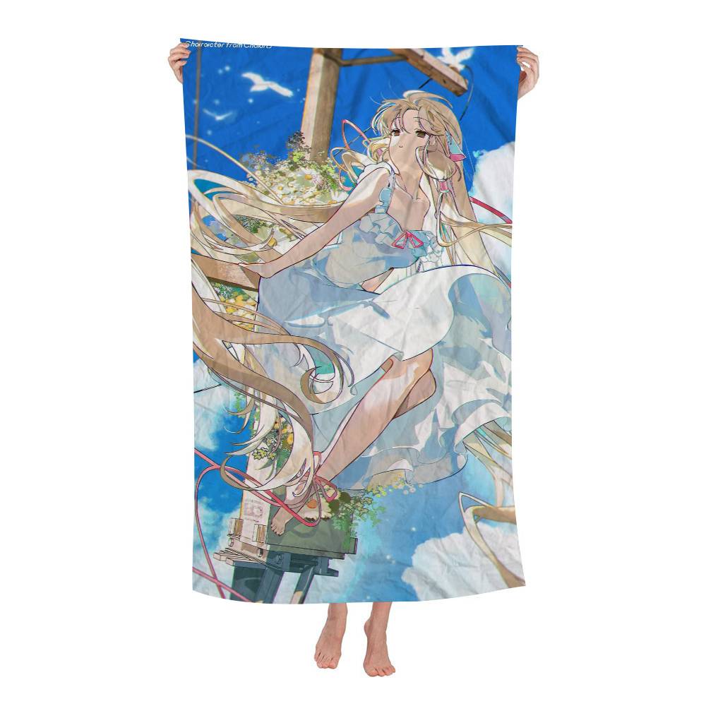 

Anime C-Chobits Microfiber Beach Towel Absorbent Quick dry Soft Yoga Swimming Resort Mountain Climbing Towel W30*H60(CM)