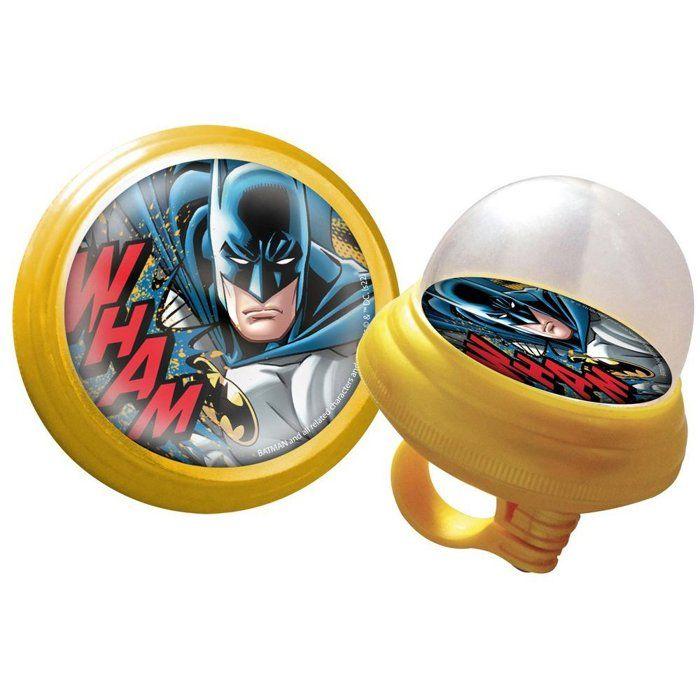 Sonnette Vélo - DC COMICS - Squeezy - Enfant - Batman - Jaune Noir