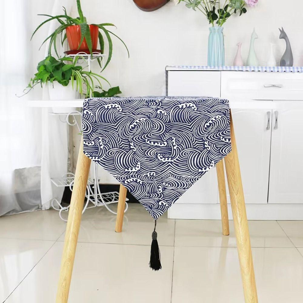 1 Stück Baumwolle Leinen Tischläufer Nordischer Stil Boho Dekor Tischdecke Zuhause Hochzeitsfeier Dekoration