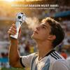 2026 USB Portable Charging Soccer Ball Handheld Fan with Cooling Turbine  Gift