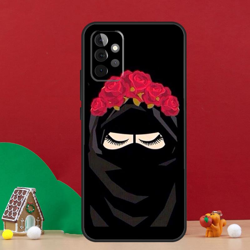 Muslim Islamic Girls Arabic Hijab Case For Samsung Galaxy A56 A33 A13 A36 A23 A52 A32 A12 A54 A34 A14 A16 A53 A15 A35 A55 A17