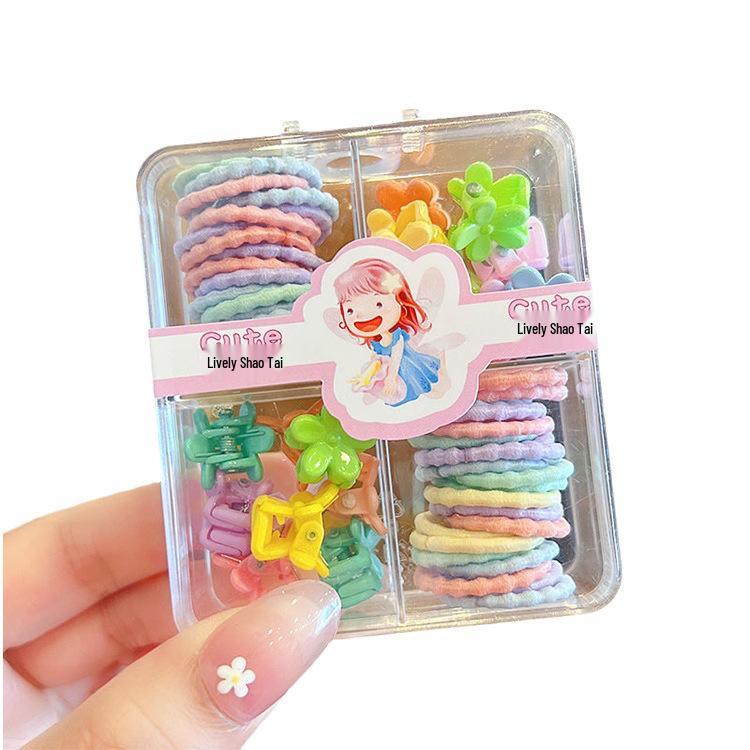 Children's Non-Damage Hair Ties - Rubber Bands & Rings for Girls' and Babies' Hair