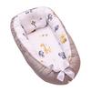 Newborn Infant Baby Portable Removable And Washable Crib Bed Cartoon 
