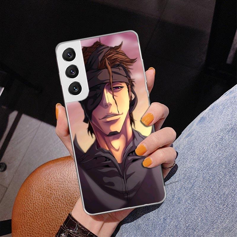 Aizen Sousuke Bleach Phnoe Case for Samsung Galaxy S26 S25 Edge S23 S24 Ultra S22 Plus S21 S20 FE Unique Cover Soft Coque Galaxy