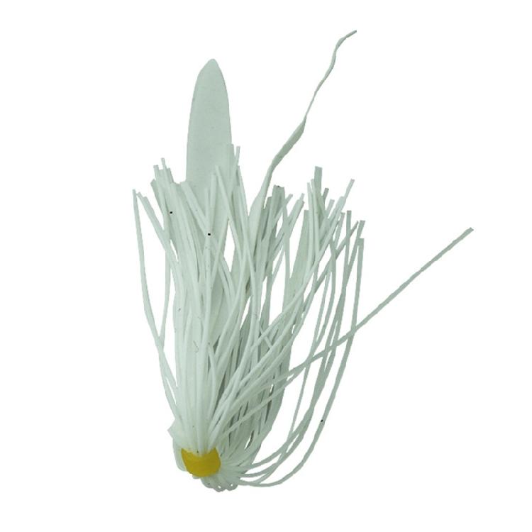 10 Pièces Élastiques Jupes Parapluie Silicone Spinnerbait Skirts Remplacement Jupes de Pêche Accessoires de Pêche d'Extérieur