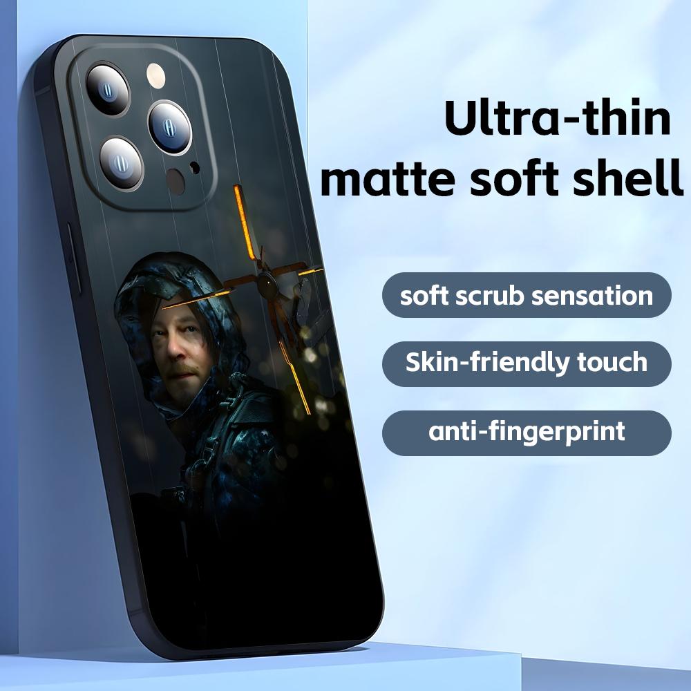 HOT GAME Death Stranding   Phone Case For iPhone17 16 16e 15 14 13 12 11 Plus Mini Pro Max Soft black Shockproof Cover