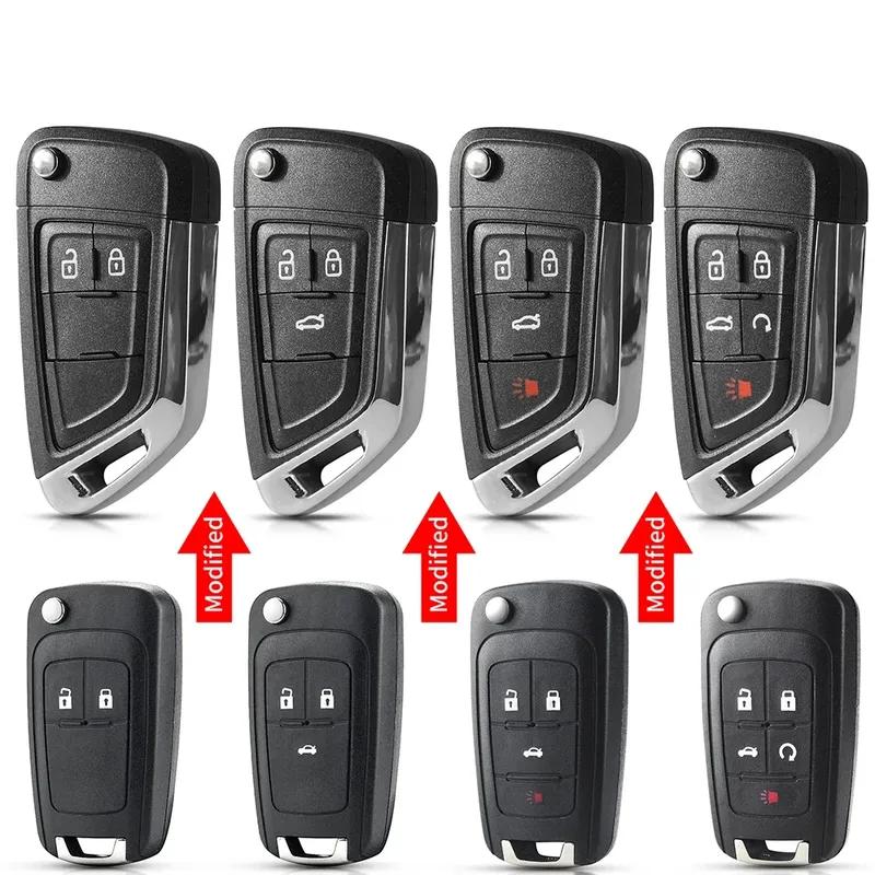 KEYYOU With Battery 315/433MHz ID46 Chip For OPEL VAUXHALL Astra J Corsa E ignia Zafira C Modified Folding Remote Car Key