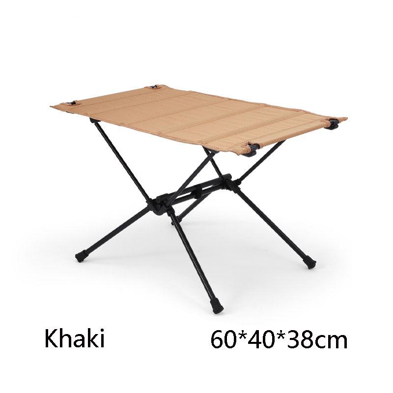 

Сверхлегкий алюминиевый складной стол Компактный портативный стол для кемпинга для рыбалки на открытом воздухе, пикника, барбекю, пляжа хаки