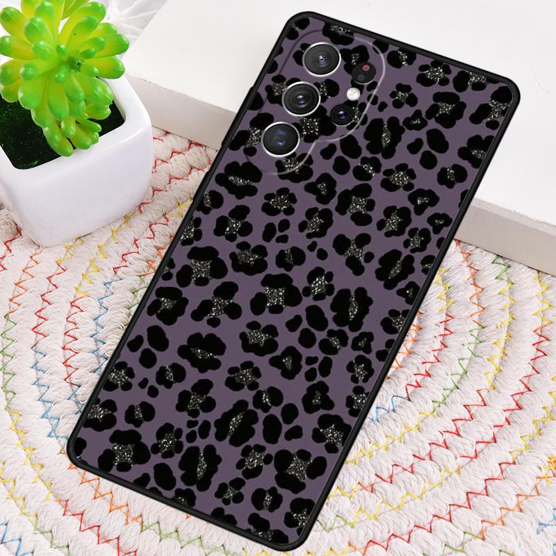 Leopard Print Panther Silicone Phone Case For Samsung Galaxy Note 10 Pro S26 S25 S24 S23 S22 S21 Plus S25Ultra Capa Cover