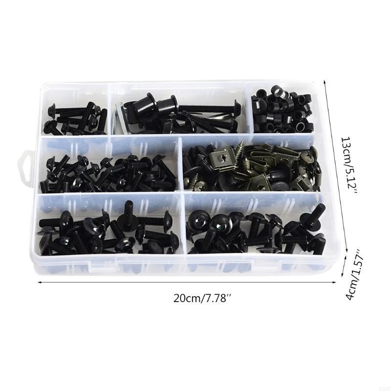 2025 New 251pcs Motorcycle Fairing Bolts Fastener Clips Screw Durable Stylish Motorcycle High Quality Replacement